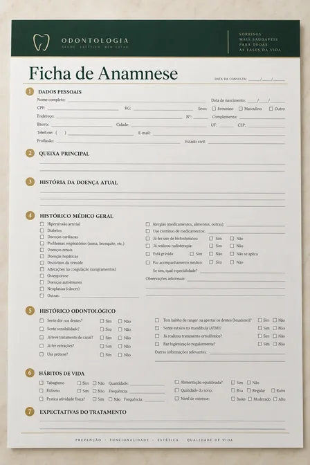 Ficha de Anamnese
