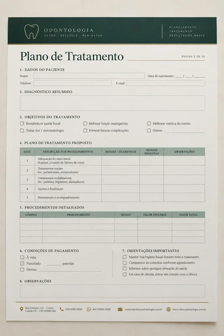 Plano de Tratamento